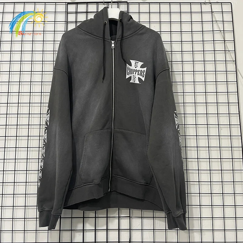 Vintage Washed West Coast Hoodie