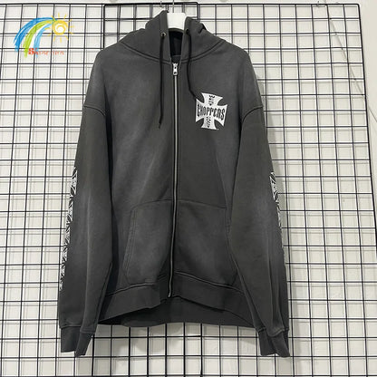Vintage Washed West Coast Hoodie