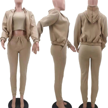 Women Sportswear Fleece Set