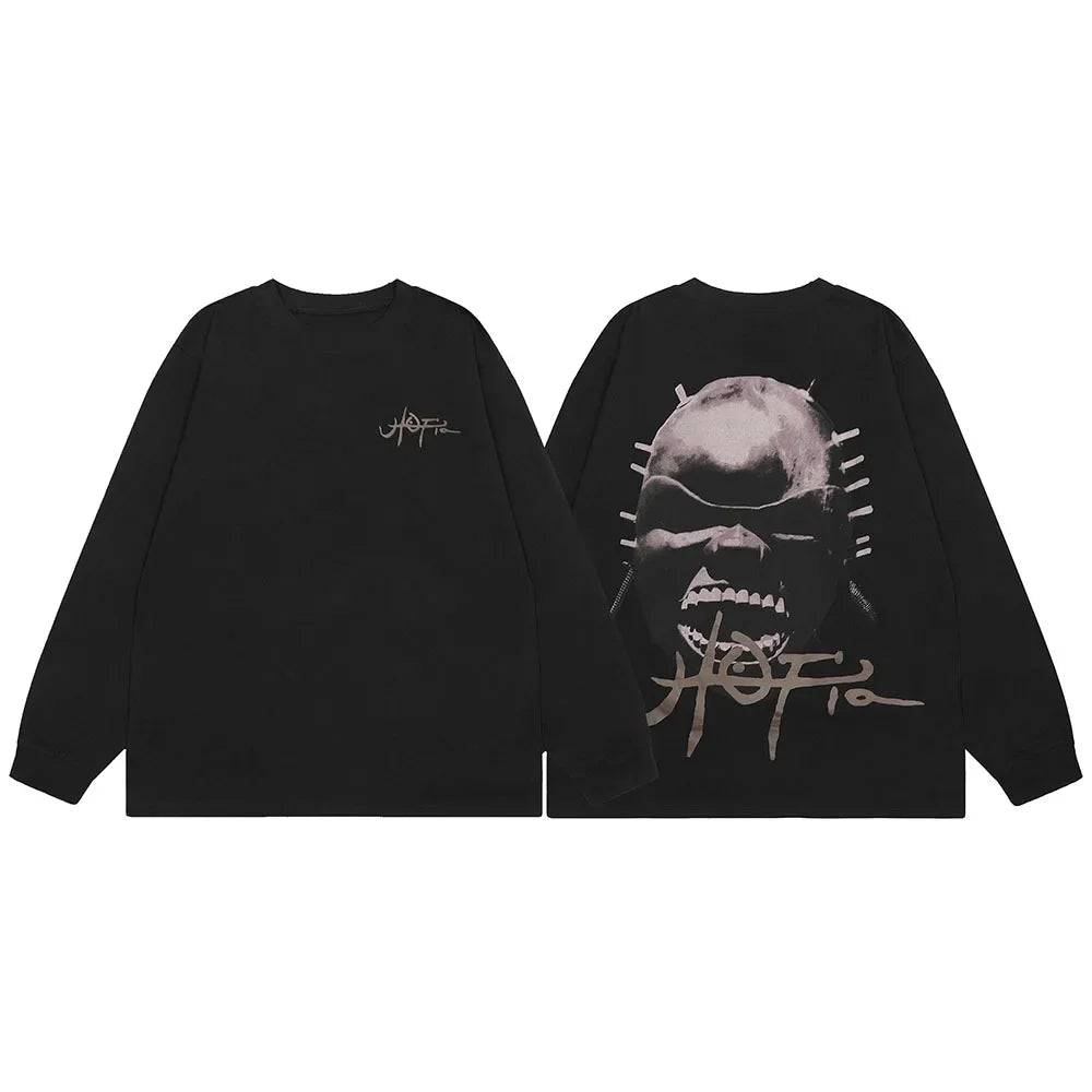 Y2K Graffiti Long Sleeve Tee