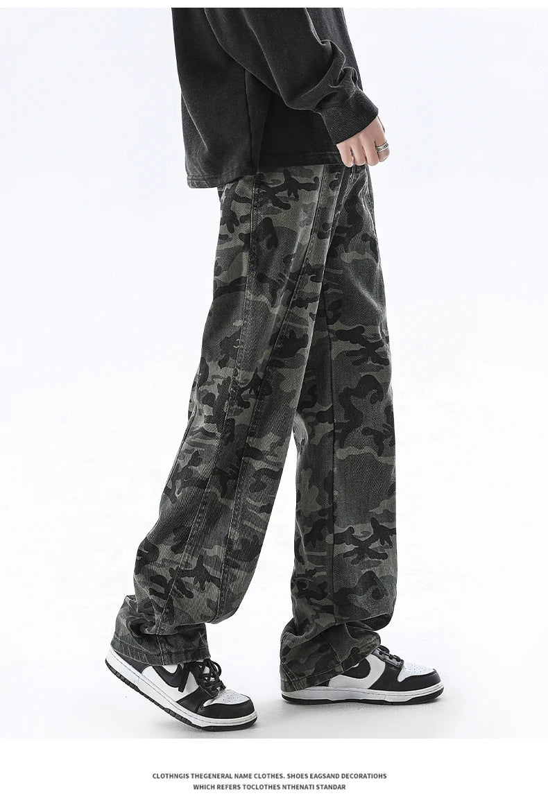 Grey Cargo Jeans