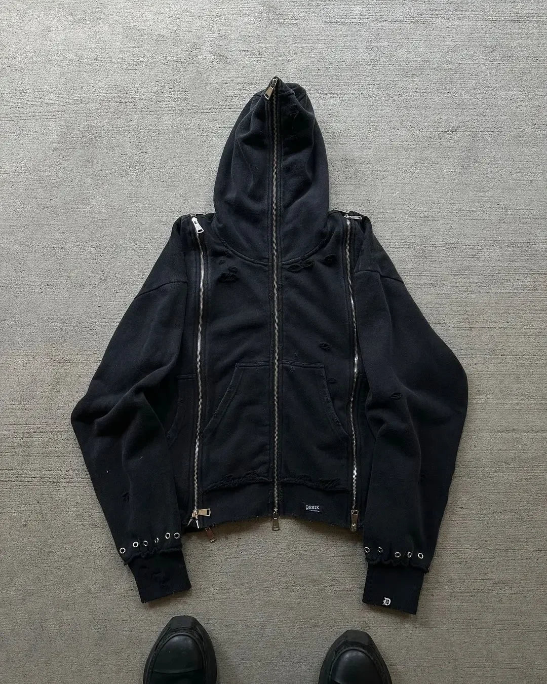 Dark Retro Streetwear Hoodie