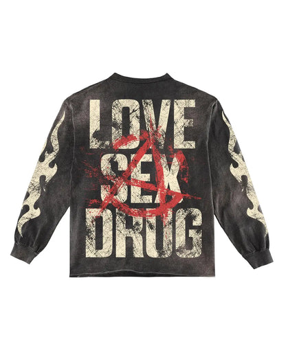 Vintage Graphic Long Sleeve Tee