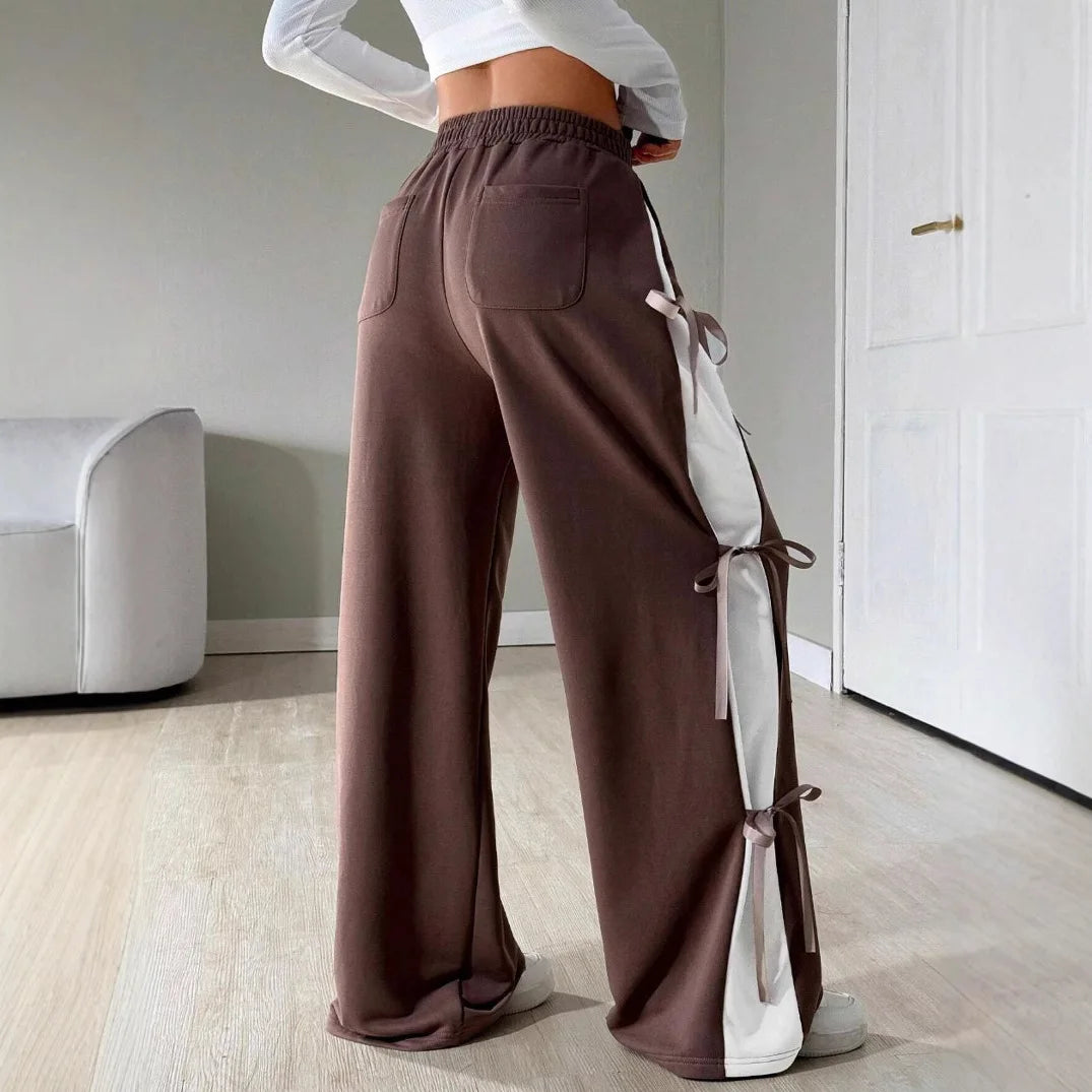 Lace-Up Casual Trousers