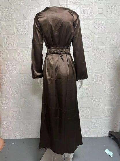 Round Neck Long Dress