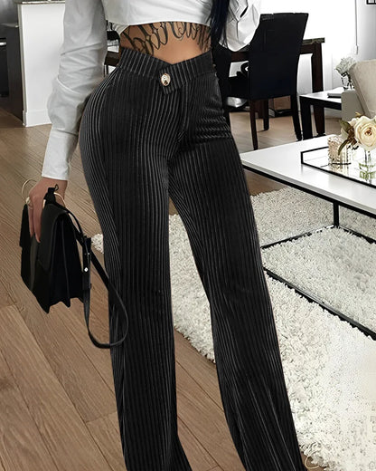 Corduroy Wide Pants