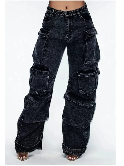 Y2K Vintage Baggy Cargo Jeans