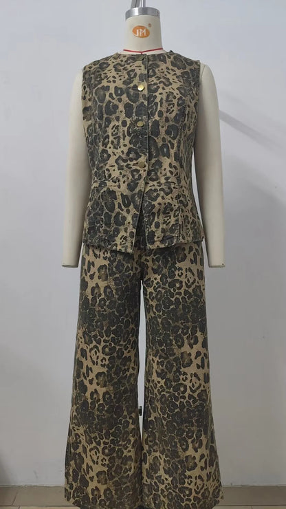 Two-Piece Vest Set