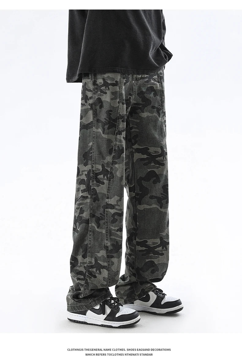 Grey Cargo Jeans