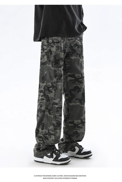 Grey Cargo Jeans