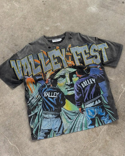 Gothic Liberty Graphic Tee