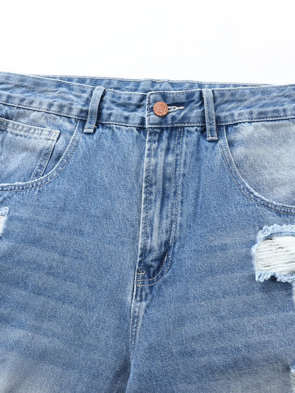 Y2K Ripped Baggy Denim