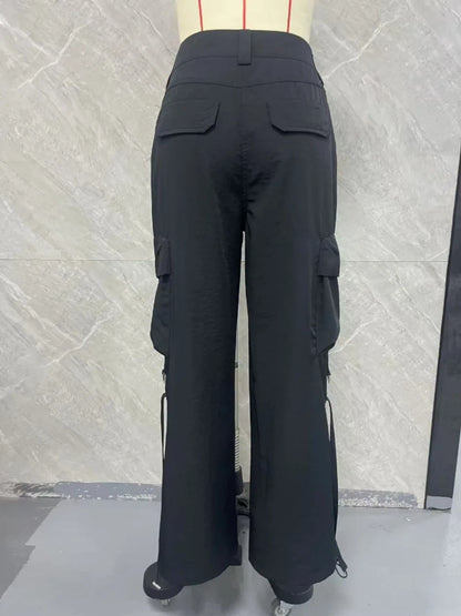 Chic Women’s Cargo Big Pocket Trousers