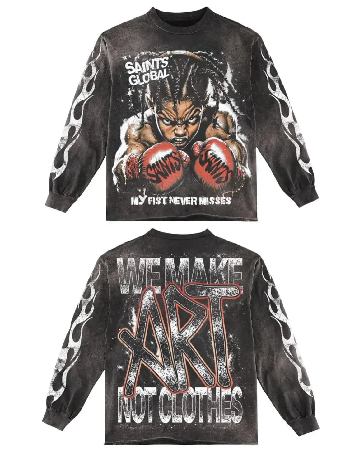 Y2K Skull Graphic Shirt