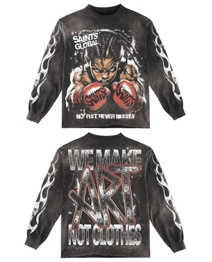 Y2K Skull Graphic Shirt