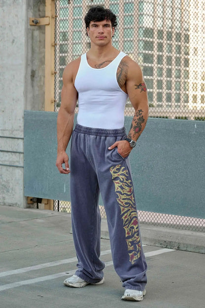 Men’s Cycling Printed Pants
