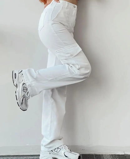 Y2K Wide Leg Cargo Streetwear Pants