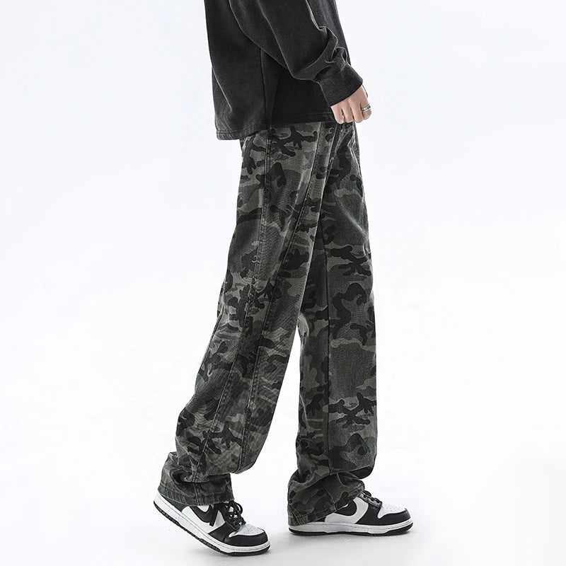 Grey Cargo Jeans