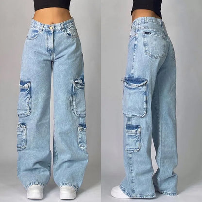 Y2K Vintage Baggy Cargo Jeans