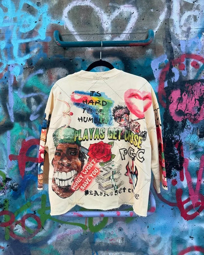 Y2K Punk Rock Printed Tee
