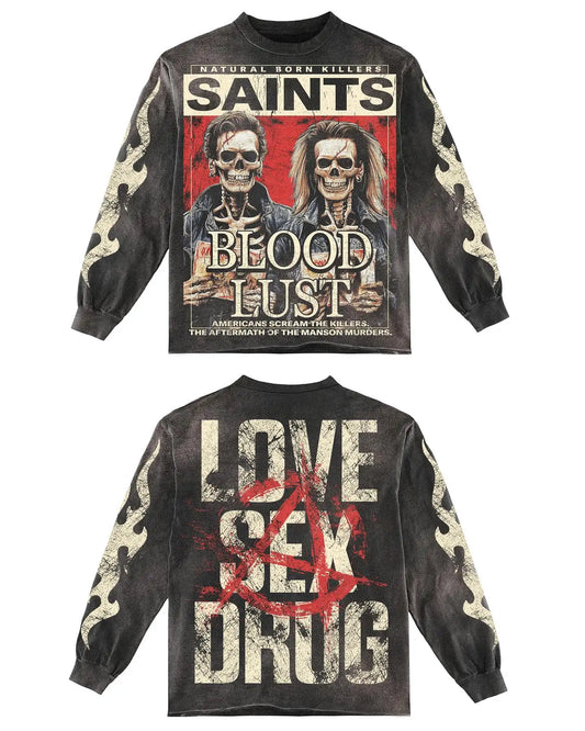 Vintage Graphic Long Sleeve Tee
