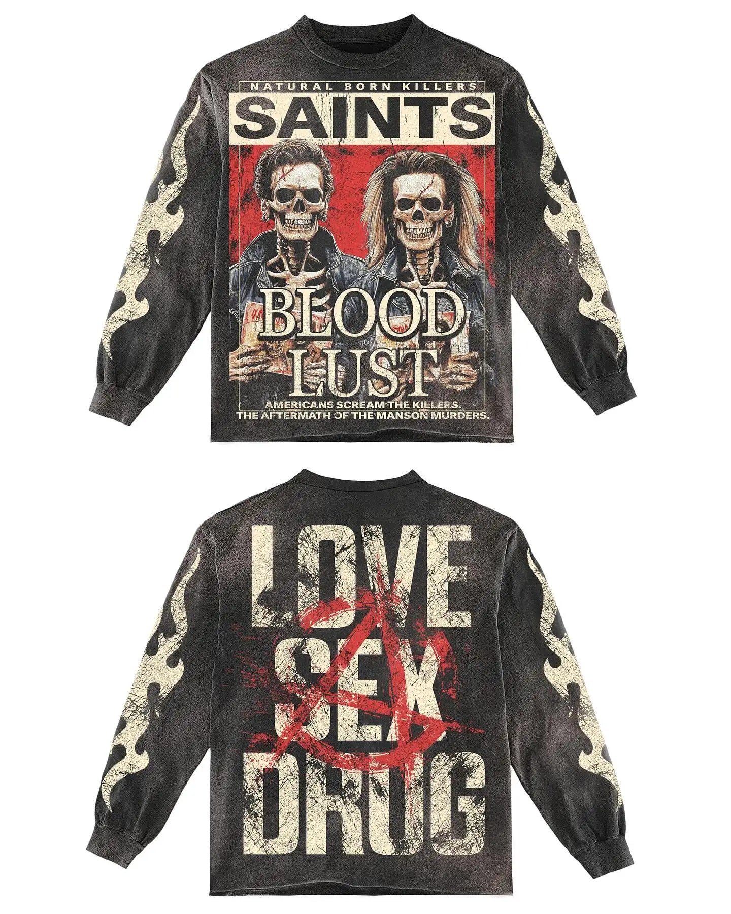 Vintage Graphic Long Sleeve Tee