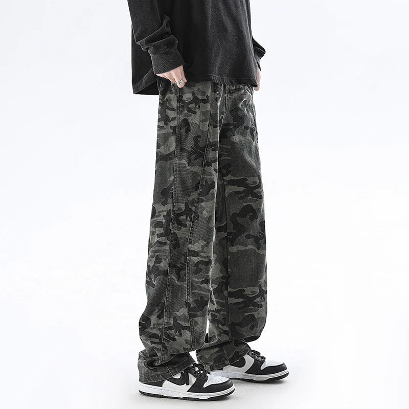 Grey Cargo Jeans