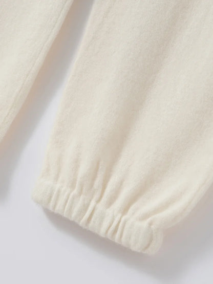 Cashmere Hooded Cardigan Set