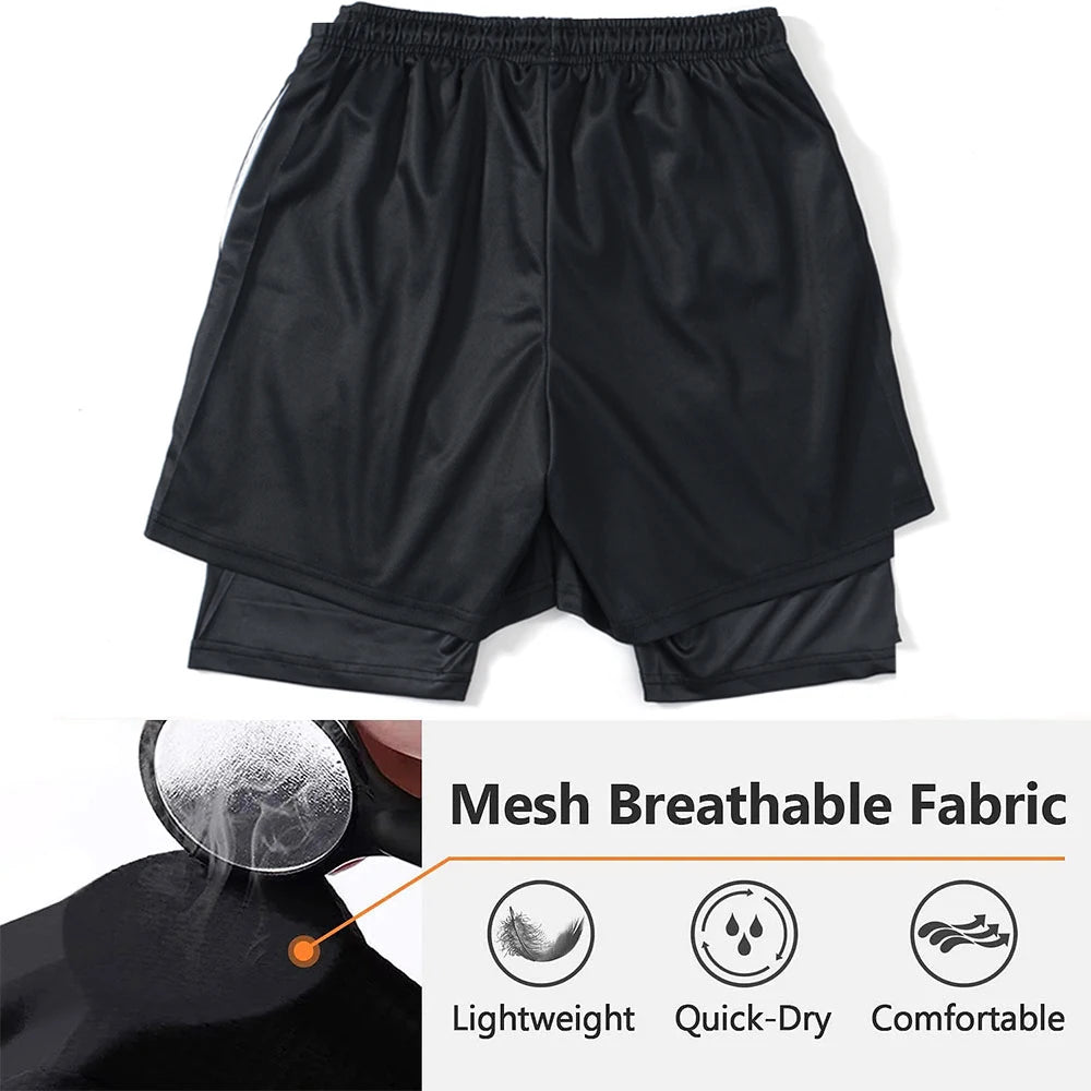 Summer Fitness Basketball Shorts Men