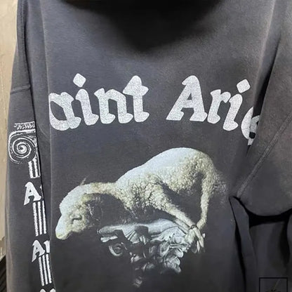 Saint Slogan Hoodies Set