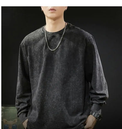 Vintage Washed Cotton Sweatshirt