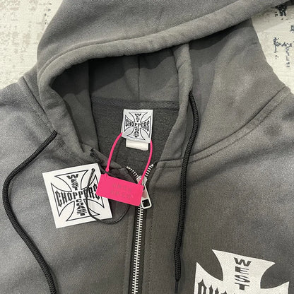 Vintage West Coast Zipper Hoodie