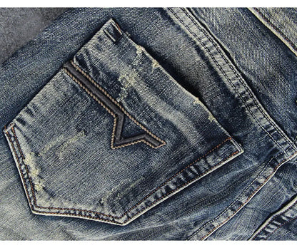 Men’s Retro Ripped Jeans