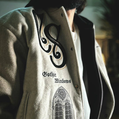 Embroidered Baseball Jacket