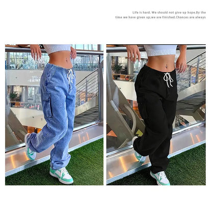 Women’s Cargo Denim Jeans