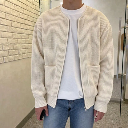 Men Zipper Sweater