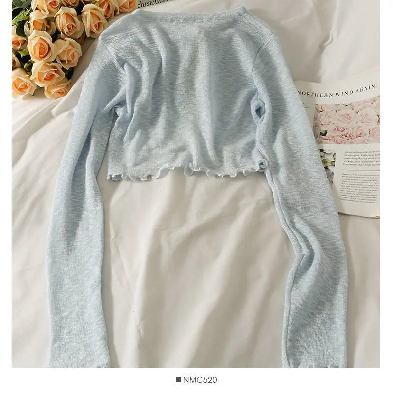 Bow Lace Crop Top
