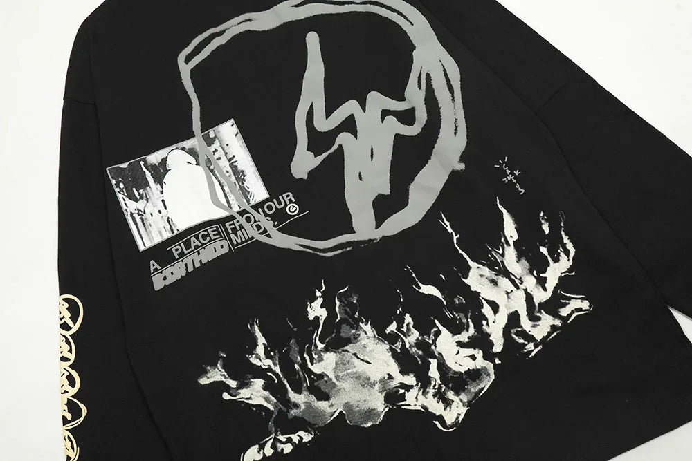 Y2K Graffiti Long Sleeve Tee