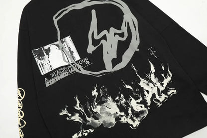 Y2K Graffiti Long Sleeve Tee