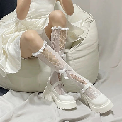 Lolita Lace Bow Socks