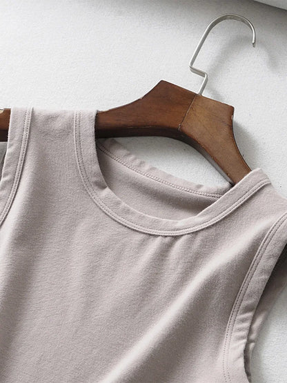 Vintage Crop Sleeveless Top