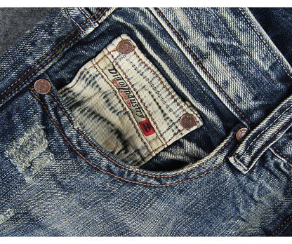 Men’s Retro Ripped Jeans
