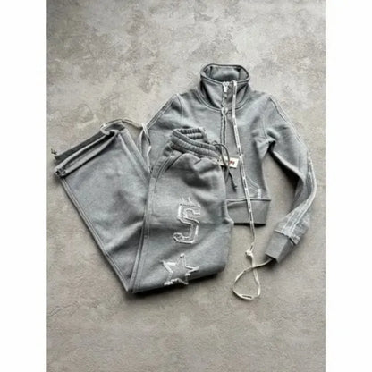 Y2K Embroidery Sports Set