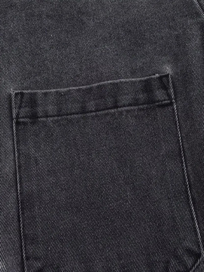 Two-Piece Denim Streetwear Outfit