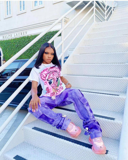 Tie-Dye Cargo Pants