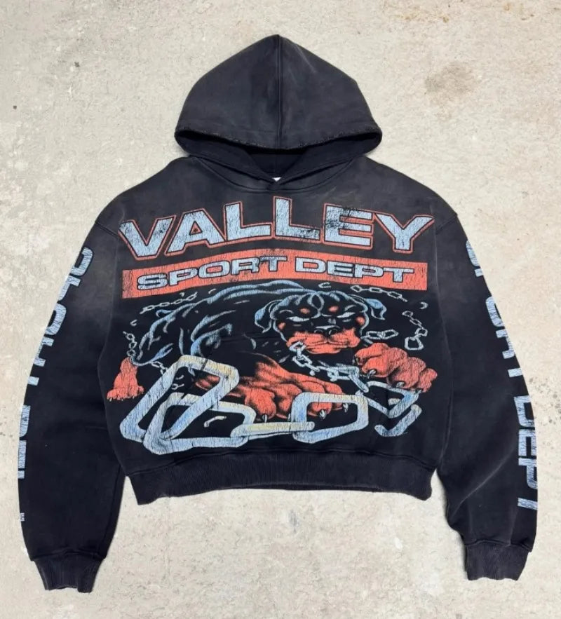 Y2K Retro Zipper Hoodie