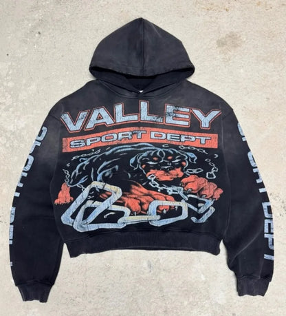 Y2K Retro Zipper Hoodie