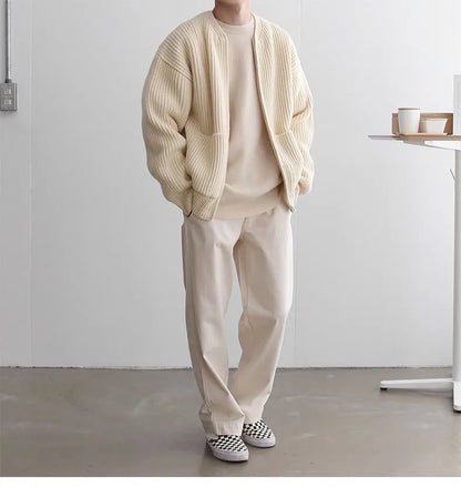 Men Zipper Sweater
