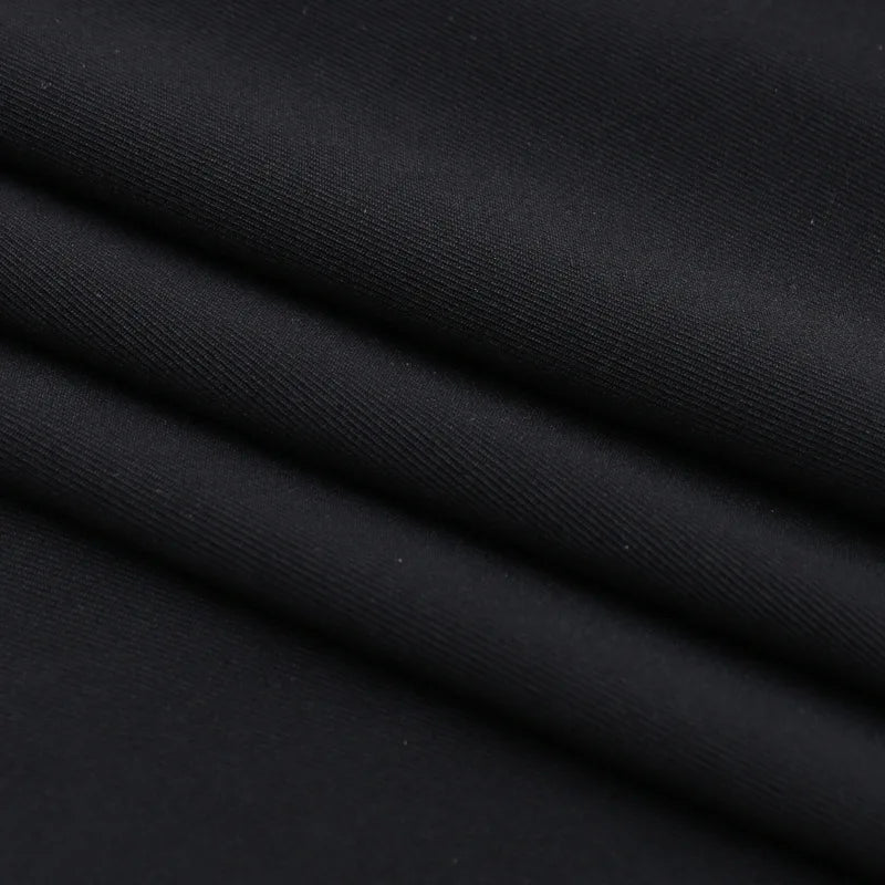 Black Punk Lace Up Flared Pants