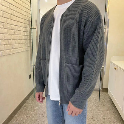 Men Zipper Sweater